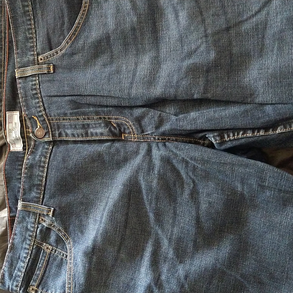 Levi Strauss-Women's Plus Size (20)-Bootcut Blue Jeans